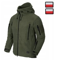 Fleece Teplá mikina Helikon Patriot s kapucňou rozopínateľná Olive Green 2XL