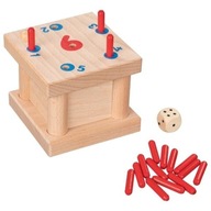 Zabawki dla dzieci Planszowa gra Tricky 6 z drewna