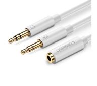 Rozdzielacz audio UGREEN gniazdo Jack - wtyk 2x Jack 3,5 mm