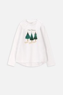 Świąteczna Koszulka Dziewczęca 134 T-shirt Dla Dziewczynki Coccodrillo