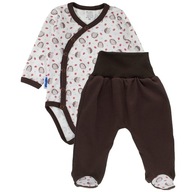 Ubranka niemowlęce Komplet Wyprawka Zestaw Body Spodnie Prezent bawełna 68