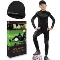 Termoaktywny komplet bielizny piłkarskiej dla chłopca BRUBECK DRY + czapka