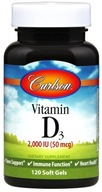 Carlson Labs Vitamín D3 2000 IU 120 kapsúl