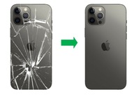 IPHONE 12 PRO MAX WYMIANA ZBITY TYŁ PLECKI OBUDOWA PANEL SZKŁO Bemowo