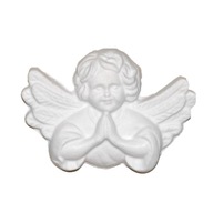 Gipsz angyal imádkozó köszönetajándék áldozás 1db