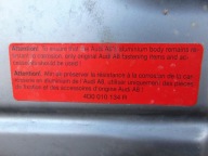 Capot AUDI A8 D3 LIFT LY7H 05-09