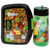 Zestaw Śniadaniowy MINECRAFT Bidon Śniadaniówka Lunch Box Do Szkoły Derform