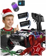 GYORS 45km/h NAGY TÁVIRÁNYÍTÓS AUTÓ RC TEREPJÁRÓ + FM HANGSZÓRÓ