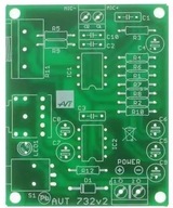 Whisper - łowca szeptów. Superczuły podsłuch przewodowy, AVT732 PCB