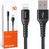 MCDODO ŁADOWARKA KABEL USB LIGHTNING SZYBKIEGO ŁADOWANIA DO IPHONE 13 14 1M