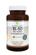 Vitamín B-50 Medverita 60 kaps Aktívny B-KOMPLEX