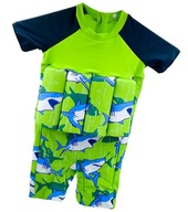 Detské plavky s plavákmi zelené veľ. 104 - Žraločci