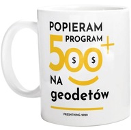 Program 500 plus na geodetów Kubek Biały