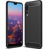 ETUI PANCERNE KARBON do HUAWEI P20 PRO / HUAWEI P20 PLUS +SZKŁO 9H