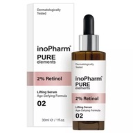 InoPharm Pure Elements liftingové pleťové sérum s 2% retinolom 30ml