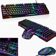 Mechanická klávesnice DSJ K_500 czarna USB, Cherry MX Black, RGB