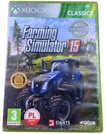 FARMING SIMULATOR 15 płyta bdb komplet PL XBOX 360