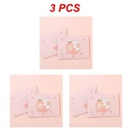 1~4PCS Cute Cartoon Postcard New Year Gift Decoration Letter Paper