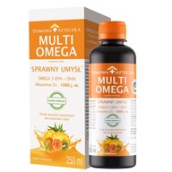 OMEGA 3 pre dospelé deti Multi Omega 3 Príchuť tropického ovocia 250 ml