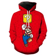 BLUZA KANGURKA 3D SUPER MARIO SONIC ROZMIARY