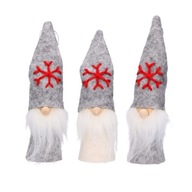 Makošky škriaté 9cm 3 ks bábiky prívesky na vianočný stromček