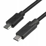 Kabel USB-C - USB-micro v2.0 1.0m Akyga