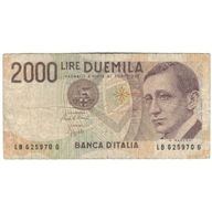 Banknot, Włochy, 2000 Lire, 1990-1992, Undated (19