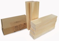 Drewno lipowe do rzeźbienia - deski 6szt 5x2,5x20