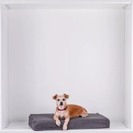 PETSTUFF vankúšik pre psa odtiene sivej 72 cm x 50 cm