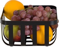 Nowoczesny koszyk METALOWY na stół blat do kuchni owoce warzywa ORGANIZER