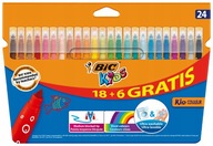 FLAMASTRY BIC KID COULEUR 24 FARIEB