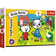 Puzzle Kicia Kocia 30 elementów Przygody Kici Koci Trefl 18264