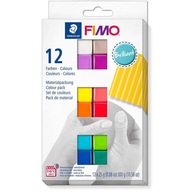 Zestaw Fimo Soft Brilliant - 12 x 25 g