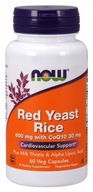 NOW Foods Fermentovaná ryža červená 600mg Koenzým Q10 60 vkaps
