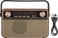 505BT Retro przenone radio FM/AM/SW krótkofalowe