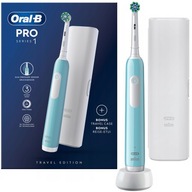 ELEKTRICKÁ KEFKA ORAL-B PRO  1 MODRÁ + PUZDRO