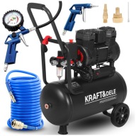 KOMPRESSZOR OLAJMENTES KOMPRESSZOR 24l CSENDES 1450W LEVEGŐ FESTÉK KÉSZLET