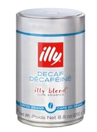 KAWA ZIARNISTA BEZKOFEINOWA ILLY DECAF 100% ARABICA 250G