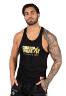 Tank Top Treningowy Bawełniany Męski Ze Złotym Logo Gorilla Wear Classic