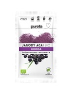 Jagody Acai odchudzanie, zdrowa skóra, naturalne BIO Purella Superfoods 21g