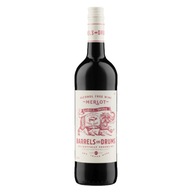 Bezalkoholowe wino Barrels & Drums Merlot 750ml