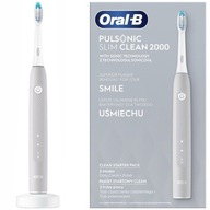 Elektrická zubná kefka Oral-B Pulsonic Slim Clean 2000 sivá