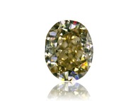 OD RĘKI! Naturalny Diament 0.12ct Żółty Owal SI2