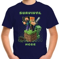 T-SHIRT KOSZULKA DLA DZIECKA MINECRAFT 140 SUPER JAKOŚĆ