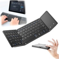 Bezdrôtová klávesnica BT skladacia touch pad