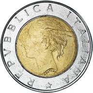 Moneta, Włochy, 500 Lire, 1996, Rome, EF(40-45), B