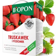 Nawóz do Truskawek i Poziomek 3kg Granulowany Wieloskładnikowy Biopon