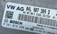 control unit of the engine connecting spoiler VW GOLF VII 12- 2.0 TDI 04L907309D