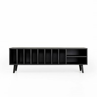 Komoda na vinyl čierna "SILENE" obývacia izba kabinet 150