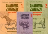 Anatomia zwierząt tom 1+ 2 +3 Krysiak, Kobryń